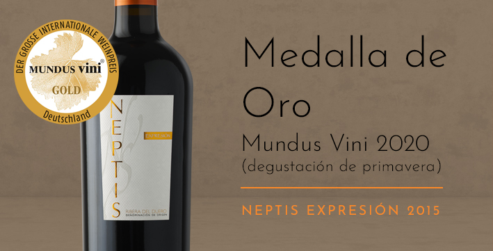 · Neptis Expresión 2015, MEDALLA DE ORO en Mundus Vini 2020.